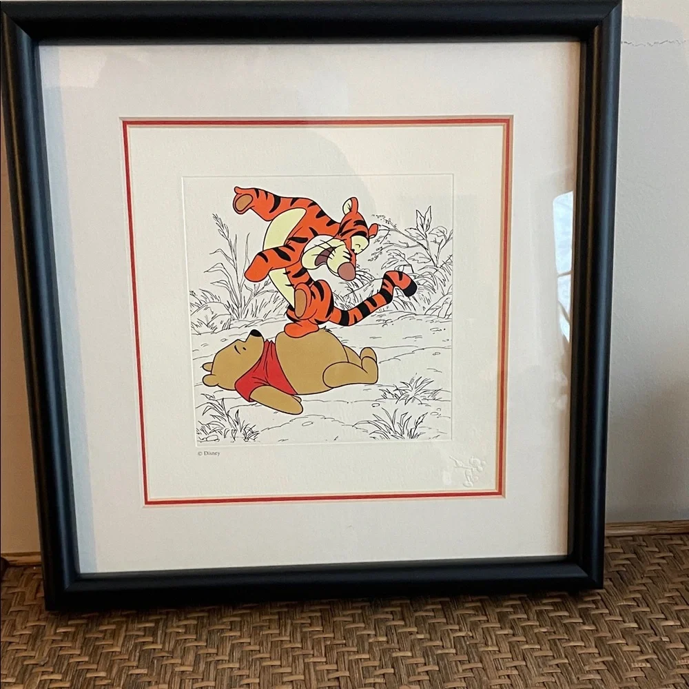 Vintage Disney Treasures Engraved Etch From Winnie and Pooh and Tigger Too!